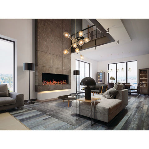 Image of Napoleon Luminex 65" Built-In Wall Mount Electric Fireplace | NEFL65LCD-3SV