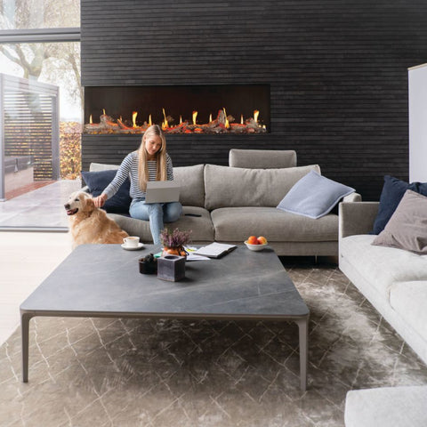 Image of Napoleon Luminex 65" Built-In Wall Mount Electric Fireplace | NEFL65LCD-3SV