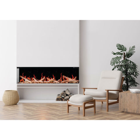 Image of Napoleon Luminex 65" Built-In Wall Mount Electric Fireplace | NEFL65LCD-3SV