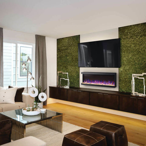 Image of Napoleon TriVista Pictura 50" Wall Hanging Electric Fireplace | NEFL50H-3SV