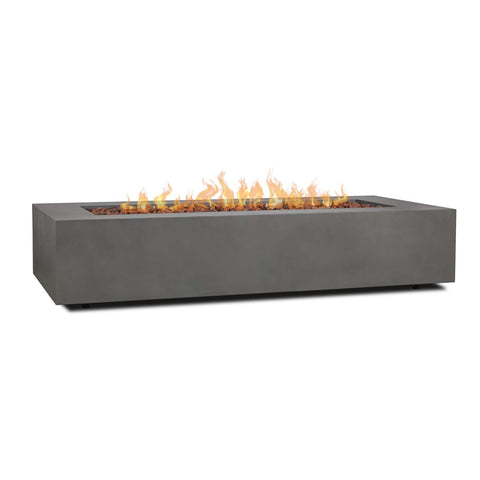 Image of Real Flame Aegean 70" Rectangle Propane or Natural Gas Fire Pit Table | C9814LP-WSLT