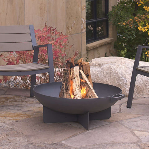 Image of Real Flame Anson Wood Burning Fire Pit | 958-GRY