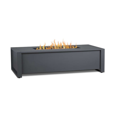 Image of Real Flame Keenan 52" Rectangle Propane Fire Pit Table | 6340LP-GRY