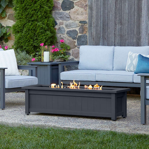 Image of Real Flame Ortun Propane Fire Table | 1370LP-GRY