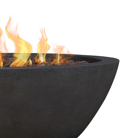 Image of Real Flame Riverside Round Propane or Natural Gas Fire Pit | C539LP-SHL