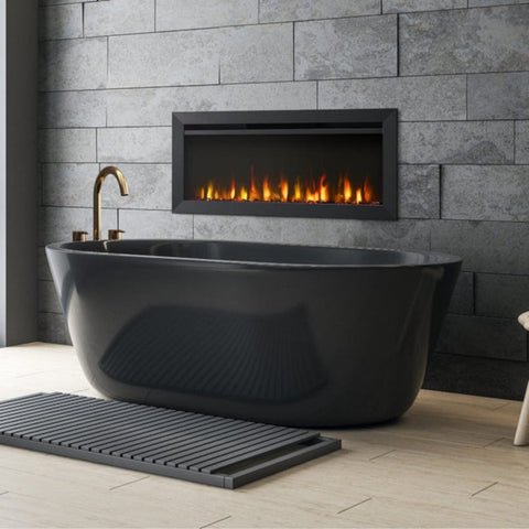 Image of SimpliFire 40" Allusion Slim Wall Mount / Built-In Electric Fireplace | SF-ALLS40