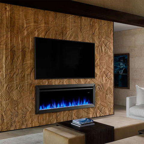 Image of SimpliFire 50" Allusion Slim Wall Mount / Built-In Electric Fireplace | SF-ALLS50