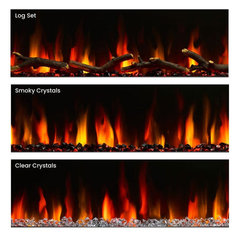 Image of SimpliFire 60" Allusion Slim Wall Mount / Built-In Electric Fireplace | SF-ALLS60