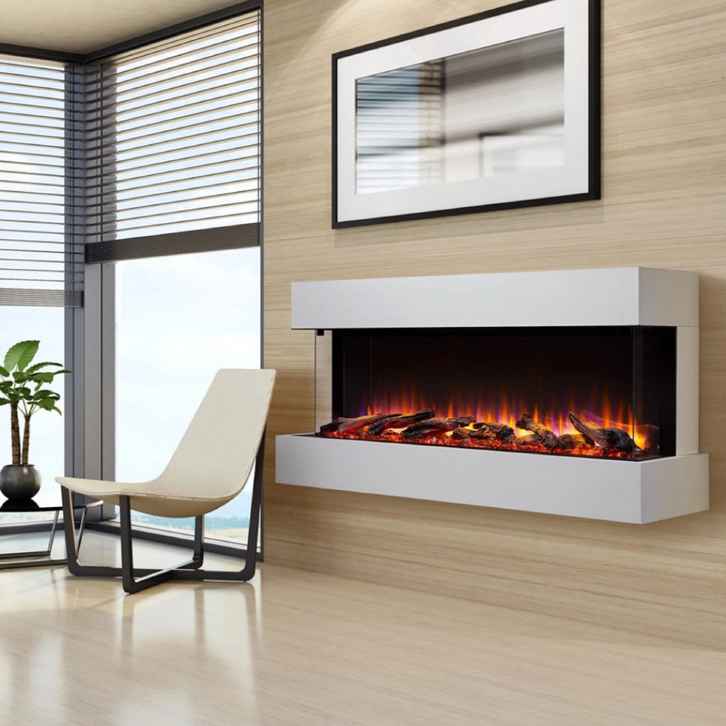 SimpliFire 55" Scion Trinity Electric Fireplace | SF-SCT55-BK