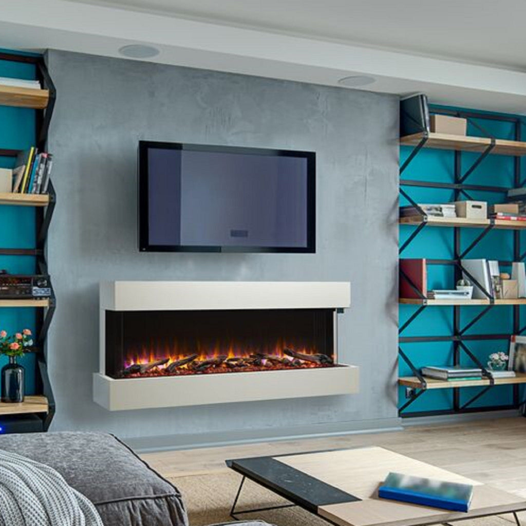 SimpliFire 55" Scion Trinity Electric Fireplace | SF-SCT55-BK