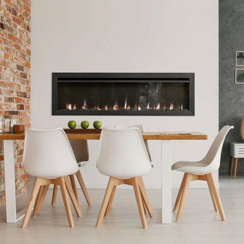 Image of SimpliFire 60" Allusion Slim Wall Mount / Built-In Electric Fireplace | SF-ALLS60