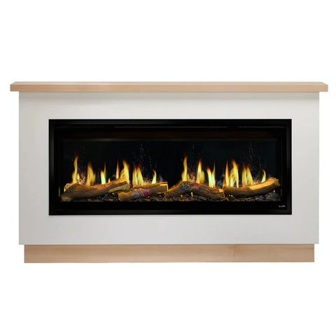 Image of SimpliFire Allusion Edge 50" Linear Electric Recessed Fireplace | SF-ALLE50