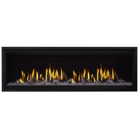 Image of SimpliFire Allusion Edge 60" Linear Electric Recessed Fireplace | SF-ALLE60