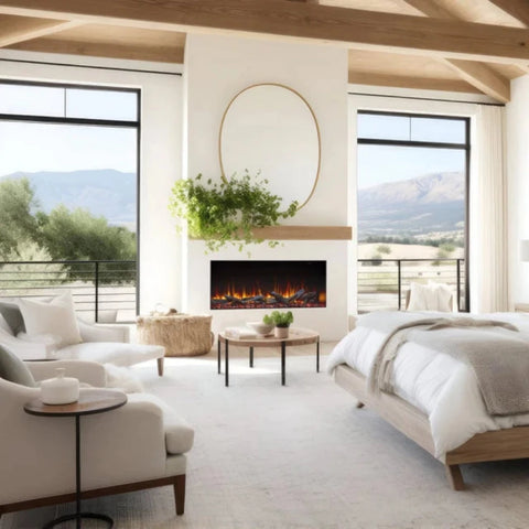 Image of SimpliFire Triton 50-Inch Multi-View Smart Electric Fireplace | SF-TR50