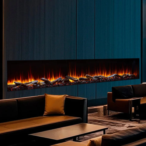 Image of SimpliFire Triton 78-Inch Multi-View Smart Electric Fireplace | SF-TR78