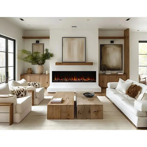 Image of SimpliFire Triton 78-Inch Multi-View Smart Electric Fireplace | SF-TR78