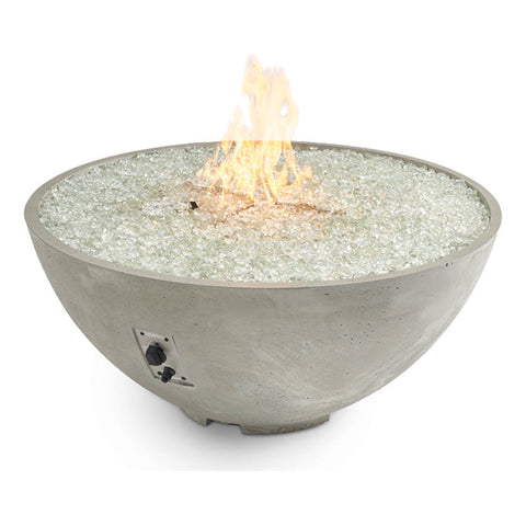 The Outdoor GreatRoom Company Natural Grey Cove Edge 42" Round Gas Fire Pit Bowl | CV-30E