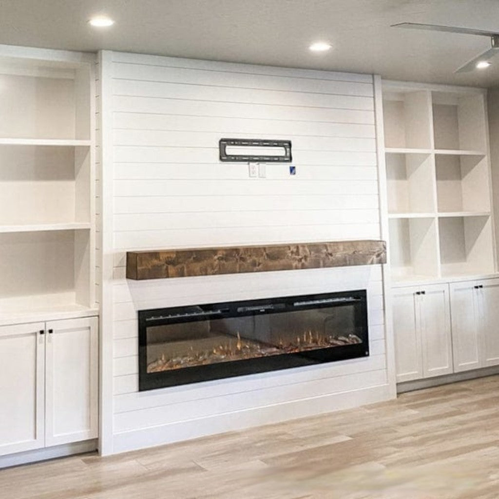 Touchstone Sideline 84" Recessed Electric Fireplace | 80043