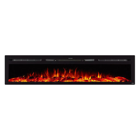 Image of Touchstone Sideline 84" Recessed Electric Fireplace | 80043