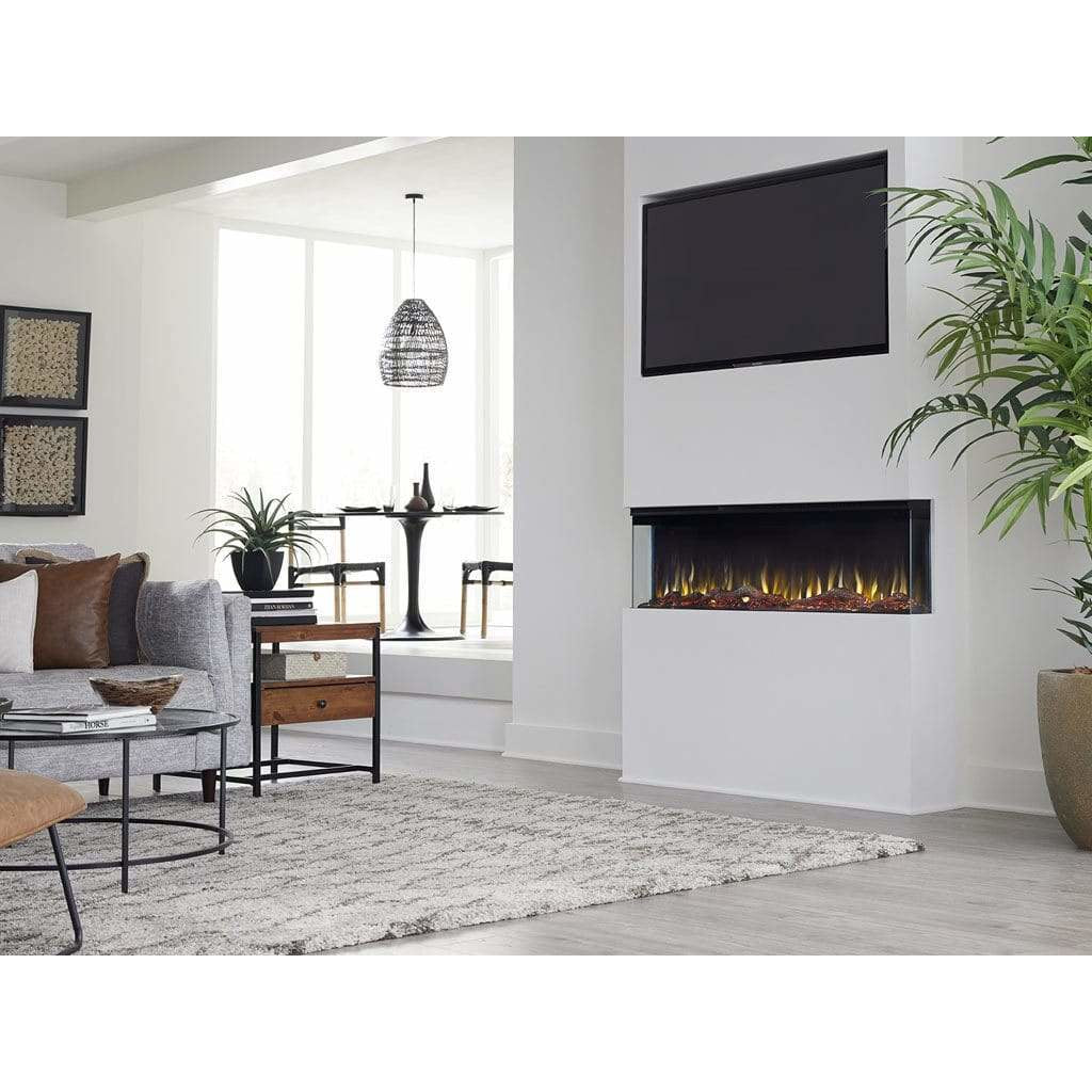 Touchstone Sideline Infinity 50" 3-Sided WiFi Enabled Recessed Electric Fireplace | 80045