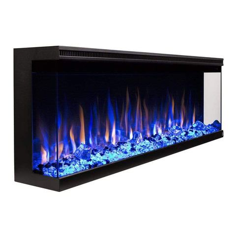 Image of Touchstone Sideline Infinity 50" 3-Sided WiFi Enabled Recessed Electric Fireplace | 80045