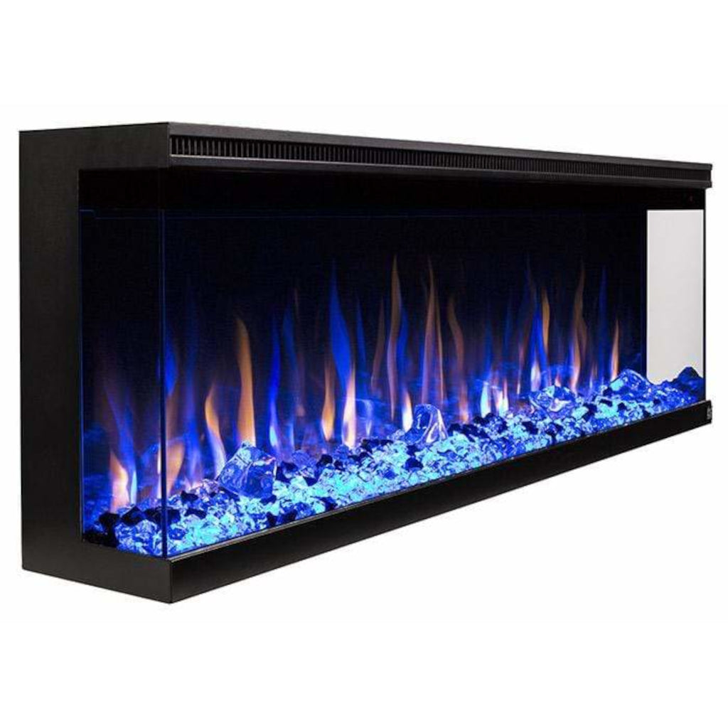 Touchstone Sideline Infinity 60 inch 3 Sided Recessed Smart Electric Fireplace | 80046