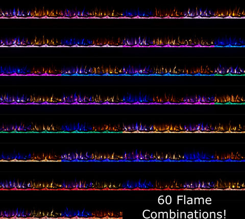 Image of Touchstone Sideline Elite 42" Linear Flush Mount WiFi Enabled Smart Electric Fireplace - (Alexa / Google Compatible) 80042