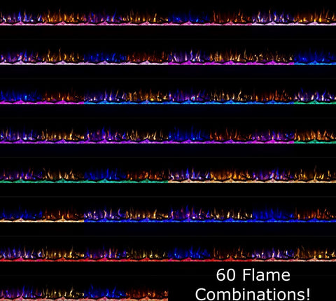 Image of Touchstone Sideline Elite 72" Linear Flush Mount WiFi Enabled Smart Electric Fireplace - (Alexa / Google Compatible) - 80038
