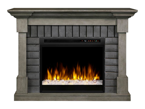 Image of Dimplex Royce Electric Fireplace Mantel With Glass Ember Bed - GDS28G8-1924SK