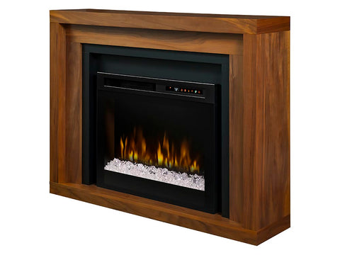 Image of Dimplex Anthony Electric Fireplace Mantel With Glass - GDS28G8-1942WL