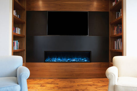 Image of Modern Flames Landscape Pro Slim 44" Built In Wall Mount Electric Fireplace - LPS-4414V2