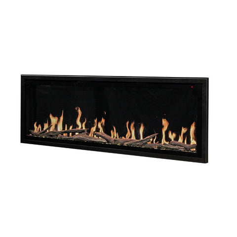 Image of Modern Flames Orion Slim 60" Virtual Fireplace | Built-In Or Wall Mounted | Single Sided | OR60-SLIM | Tall Flame Upgrade Included