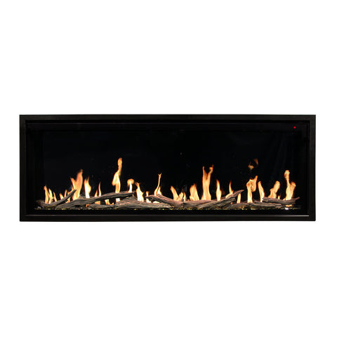 Image of Modern Flames Orion Slim 60" Virtual Fireplace | Built-In Or Wall Mounted | Single Sided | OR60-SLIM | Tall Flame Upgrade Included