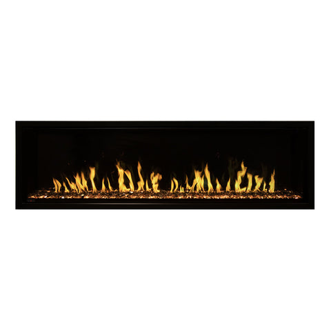 Image of Modern Flames Orion Slim 100" Virtual Fireplace | Built-In Or Wall Mounted | Single Sided | OR100-SLIM | Tall Flame Upgrade Included