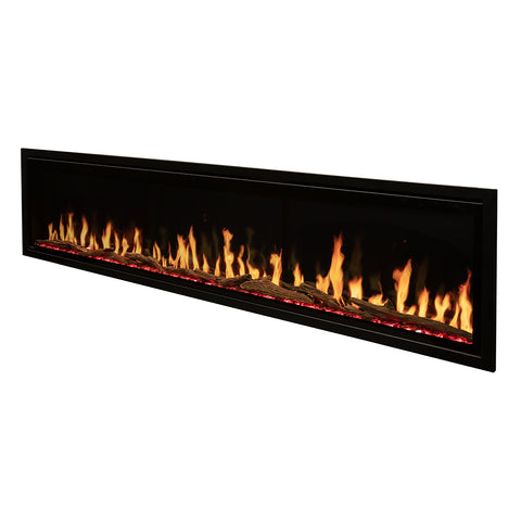 Image of Modern Flames Orion Slim 52" Virtual Fireplace | Built-In Or Wall Mounted | Single Sided | OR52-SLIM | Tall Flame Upgrade Included