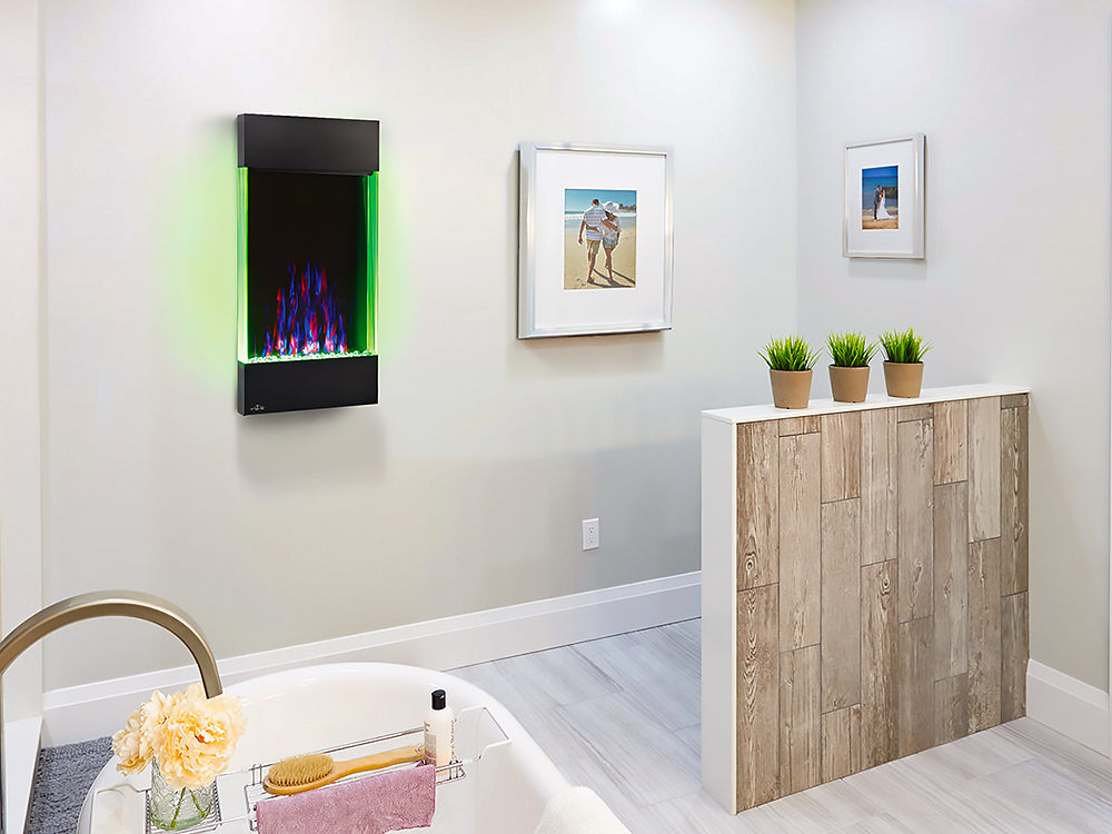 Napoleon Allure 32-in Vertical Wall Mount Electric Fireplace | NEFVC32H