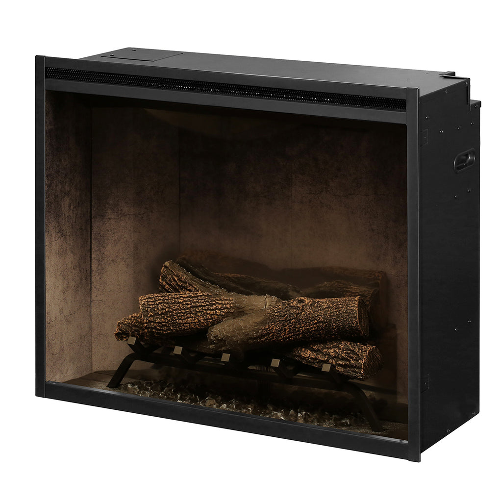 Dimplex Revillusion® 30-Inch Built-In Electric Fireplace - Weathered Concrete - RBF30WC-FG | 500002389
