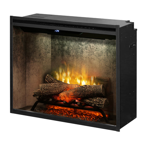 Image of Dimplex Revillusion® 30-Inch Built-In Electric Fireplace - Weathered Concrete - RBF30WC-FG | 500002389