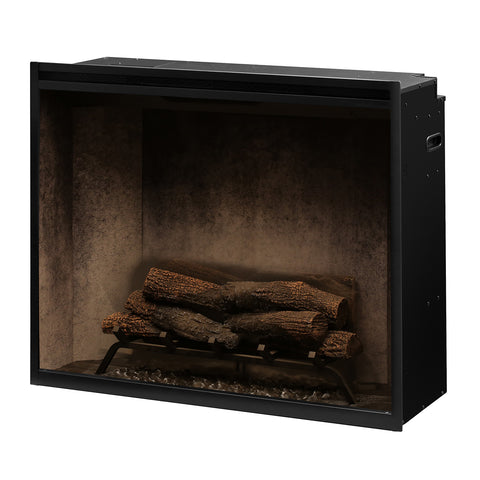 Image of Dimplex Revillusion® 36" Portrait Built-In Electric Fireplace - Weathered Concrete - RBF36PWC-FG | 500002399