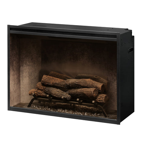 Image of Dimplex Revillusion® 36-Inch Built-In Electric Fireplace - Weathered Concrete - RBF36WC-FG | 500002401