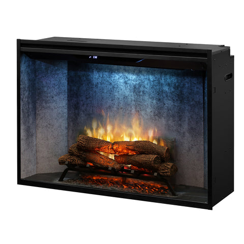 Image of Dimplex Revillusion® 42" Built-In Electric Fireplace - Weathered Concrete - RBF42WC-FG | 500002411