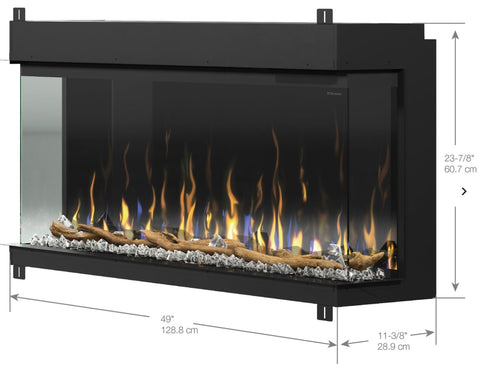 Dimplex Ignite XL Bold 50" Linear Built In | 3 Sided Electric Fireplace | XLF5017-XD