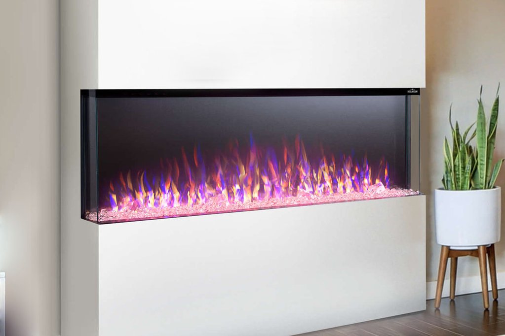 Napoleon Trivista Primis 50" 3 Sided Linear Electric Fireplace - NEFB50H-3SV
