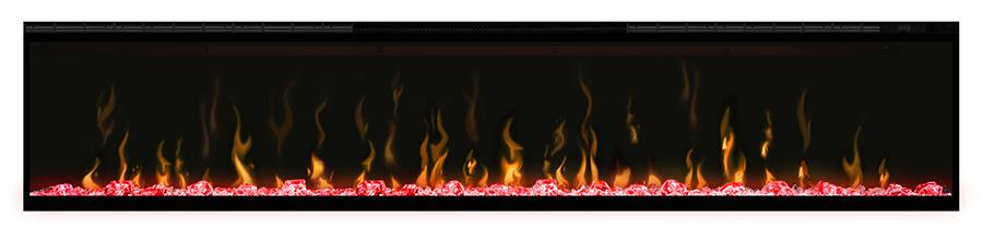 Dimplex Ignite XL 74" Built In | Wall Mount Linear Electric Fireplace | XLF74