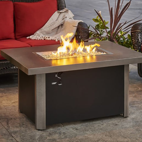 The Outdoor GreatRoom Company Caden Rectangular Gas Fire Pit Table | CAD-1224