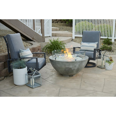 Image of The Outdoor GreatRoom Company Natural Grey Cove 42" Round Gas Fire Pit Bowl | CV-30