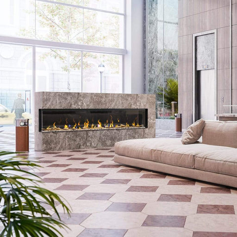 Image of Dimplex Ignite XL Bold 100" Linear Built In | 3 Sided Electric Fireplace | XLF10017-XD