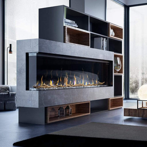 Image of Dimplex Ignite XL Bold 74" Linear Built In | 3 Sided Electric Fireplace | XLF7417-XD