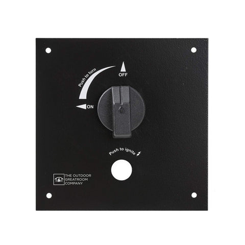 Image of The Outdoor GreatRoom Company Stonefire 31-Inch Round Propane Gas Fire Pit Table - Brown - SF-32-K - Fire Pit Table - The Outdoor GreatRoom Company - ElectricFireplacesPlus.com