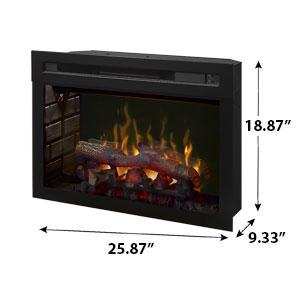 Image of Dimplex 25" Multi-Fire XD Electric Fireplace Insert With Logs - PF2325HL - Electric Fireplace - Dimplex - ElectricFireplacesPlus.com